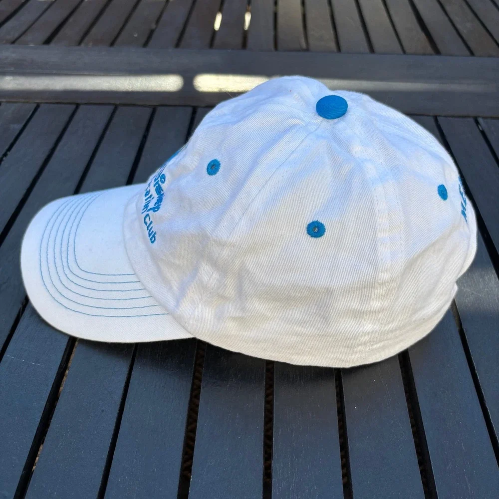 Disney Hat Unisex OS White Excellent Disney Vacation Club Member Logo Cap